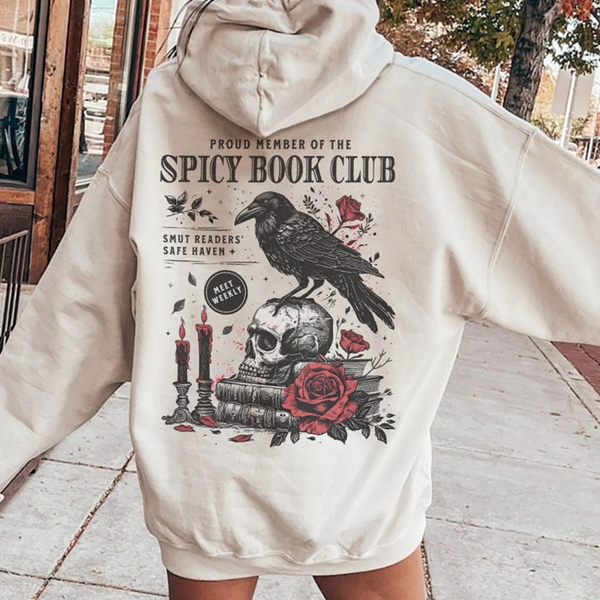 Spicy Book Club Hoodie Morally Grey Hoodie Booktok Merch Bookish Things Smut Hoodie Book Lover Gift Death By Tbr Romantasy Enemies To Lovers