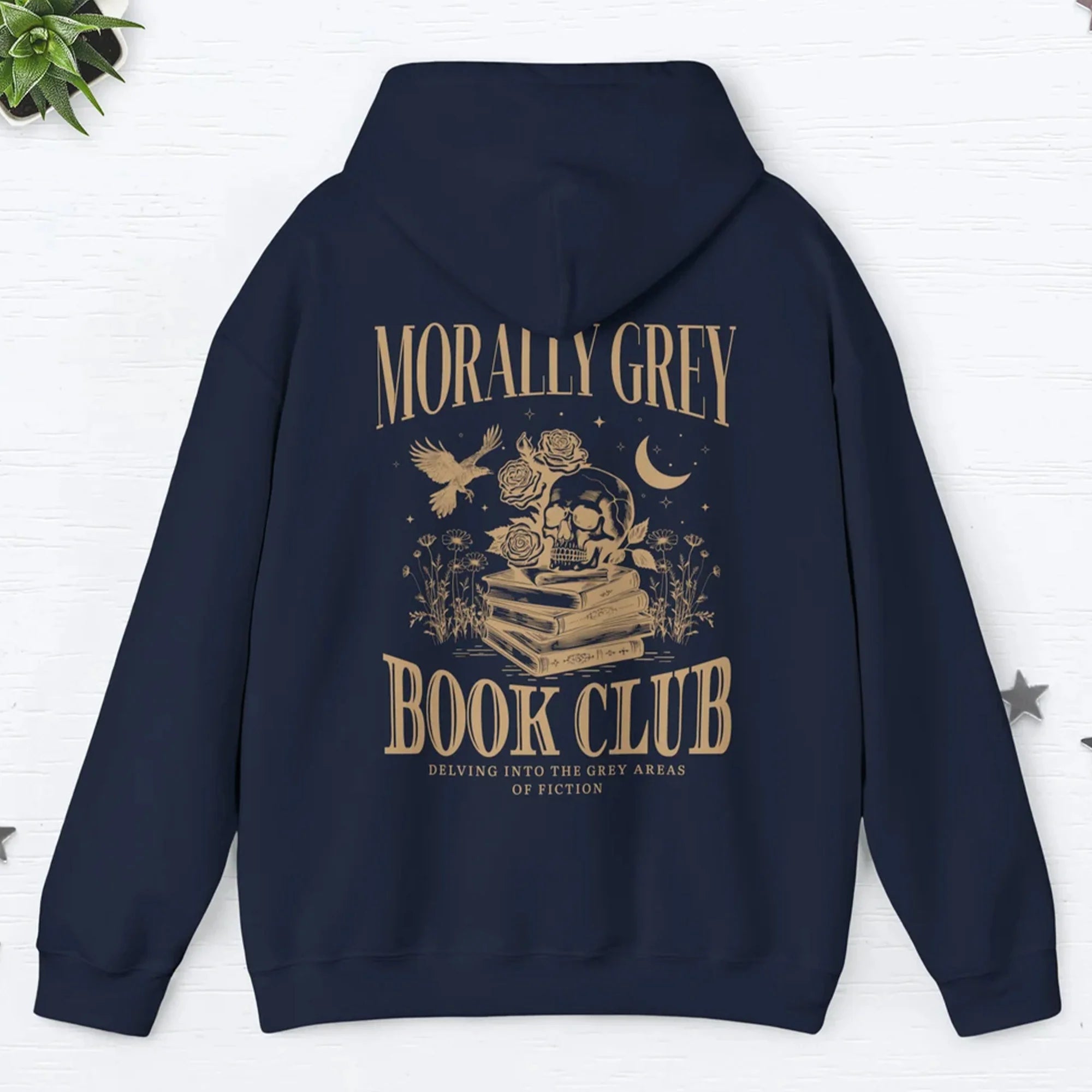 Morally Grey Book Club Hoodie Booktok Merch Bookish Things Smut Hoodie Book Worm Gifts Death By Tbr Dark Romance Romantasy Enemies To Lovers