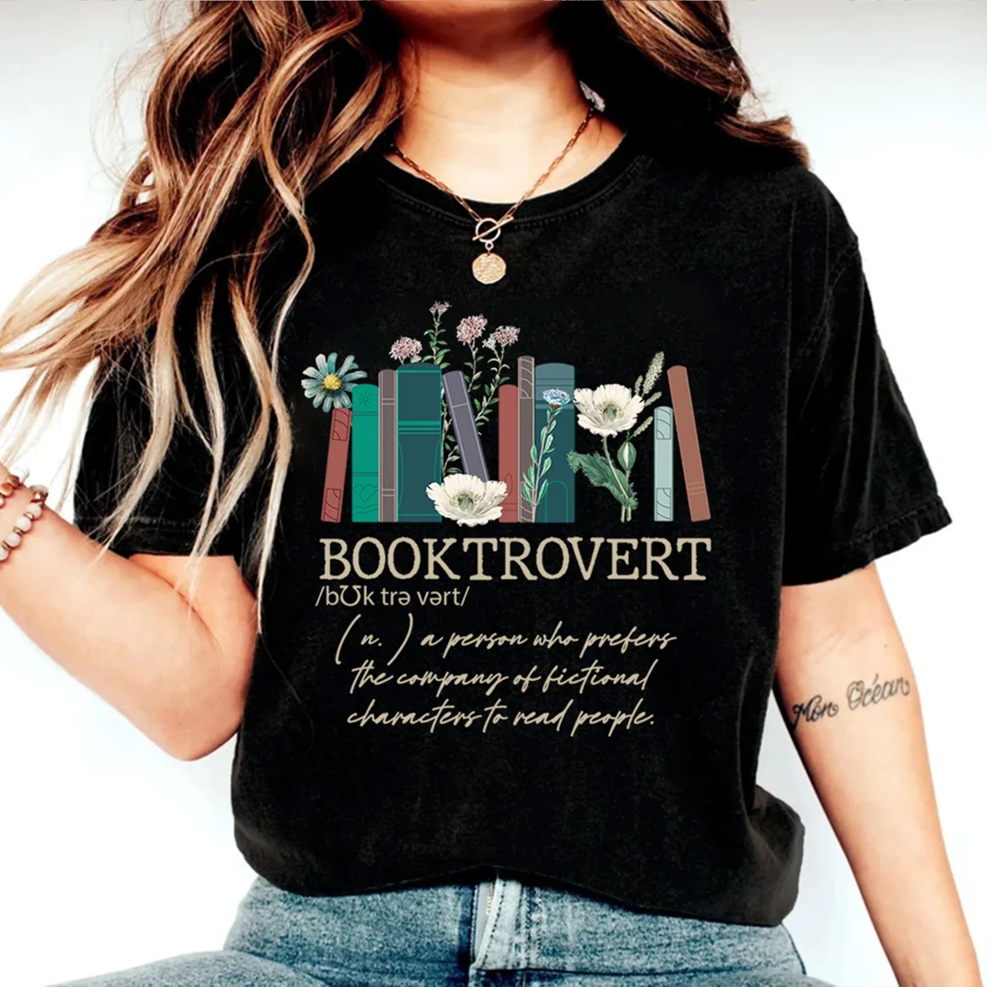 Booktrovert T-Shirt, Book Shirt, Book Lovers Gifts, Gifts For Book Lovers, Gifts For Book Lovers Women, Book Shirts For Women, Bookish Gifts