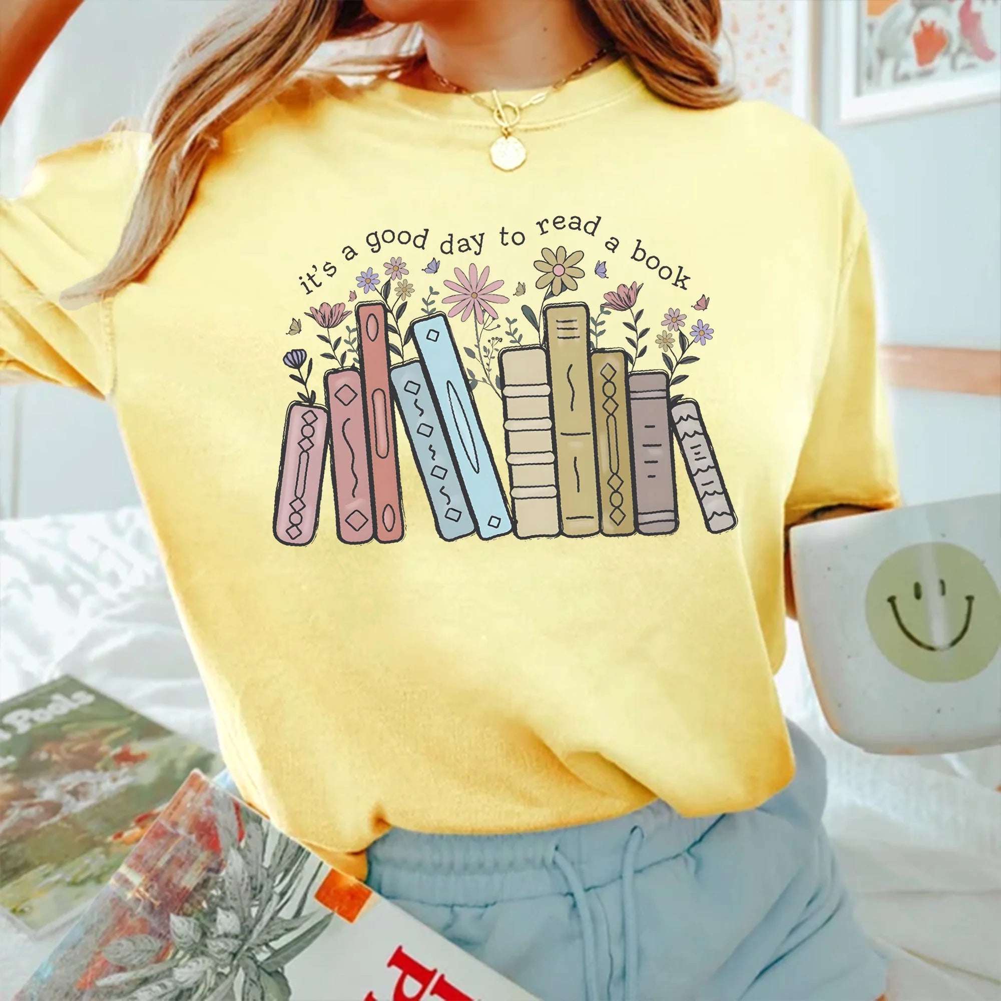 Comfort Colors Cute Teacher T-Shirt, Its A Good Day To Read A Book, Back to School, Bookish Shirt, Book Lover Teacher, Elementary Teacher