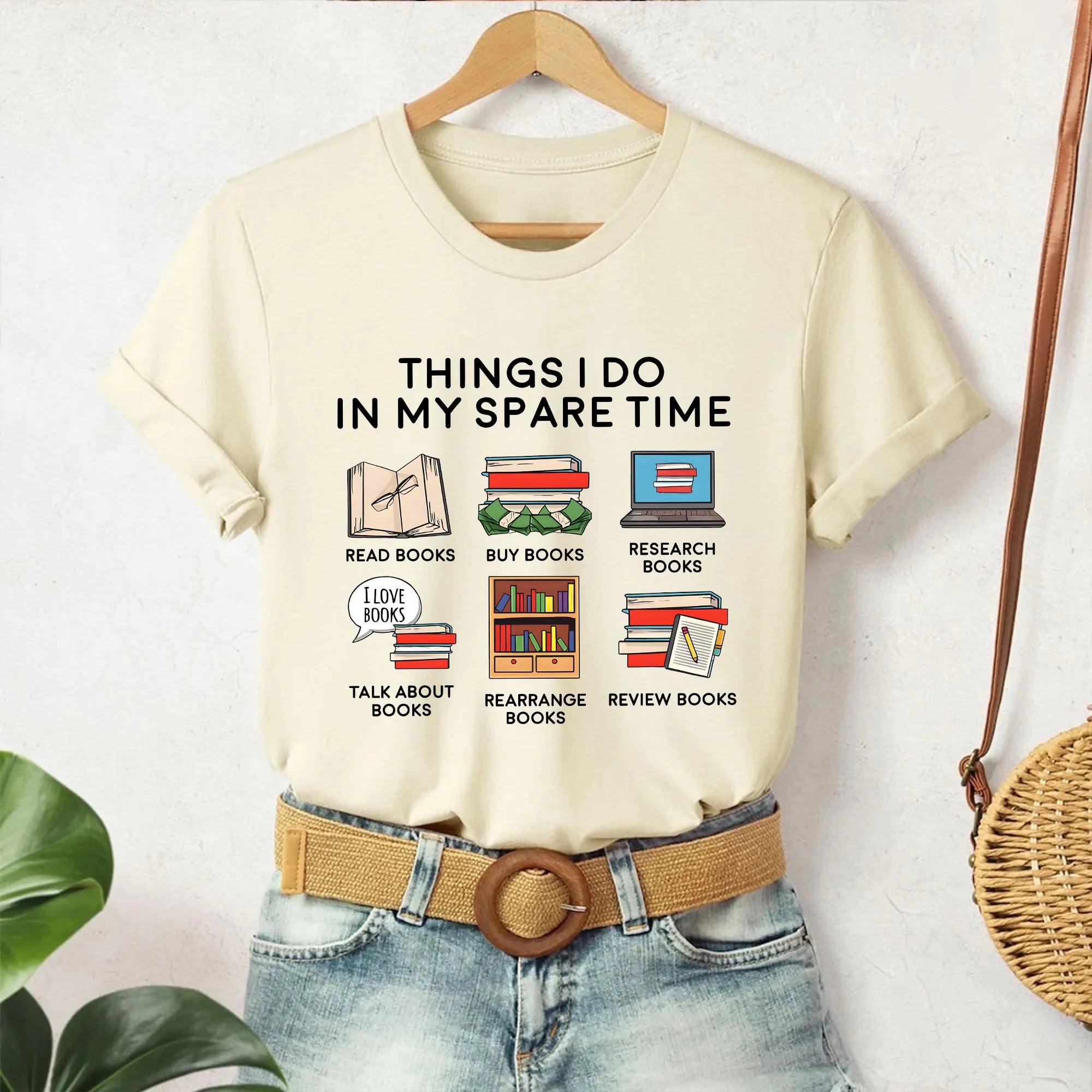 Things I Do In My Spare Time T-Shirt, Funny Book Lover Shirt,Gift For Book Lover,Reading Books Shirt,Bookish Shirt,Librarian Tee,Bookworm Gift