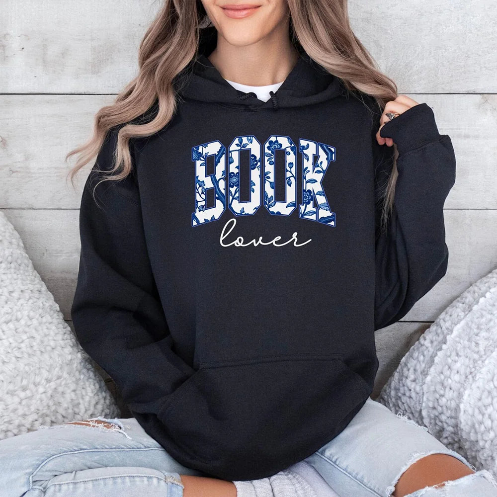 Cute Book Lover Hoodie, Bookworm Hoodie, Reading Club Outfit, Librarian Gift, Bookish Merch, Reader, Teacher Gift, Book Girly Top, Read Book
