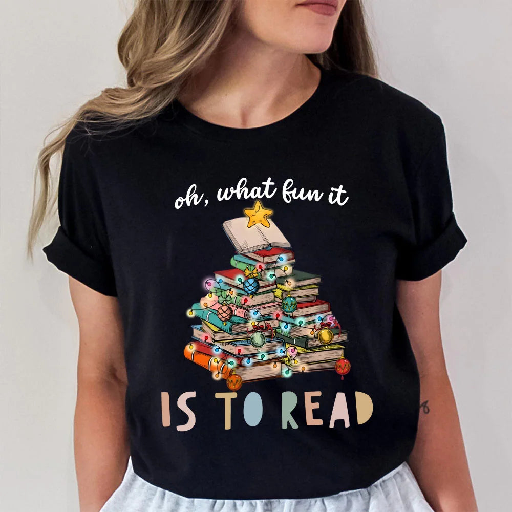 Funny Librarian Christmas T-Shirt, Christmas Gift, Teacher Tee