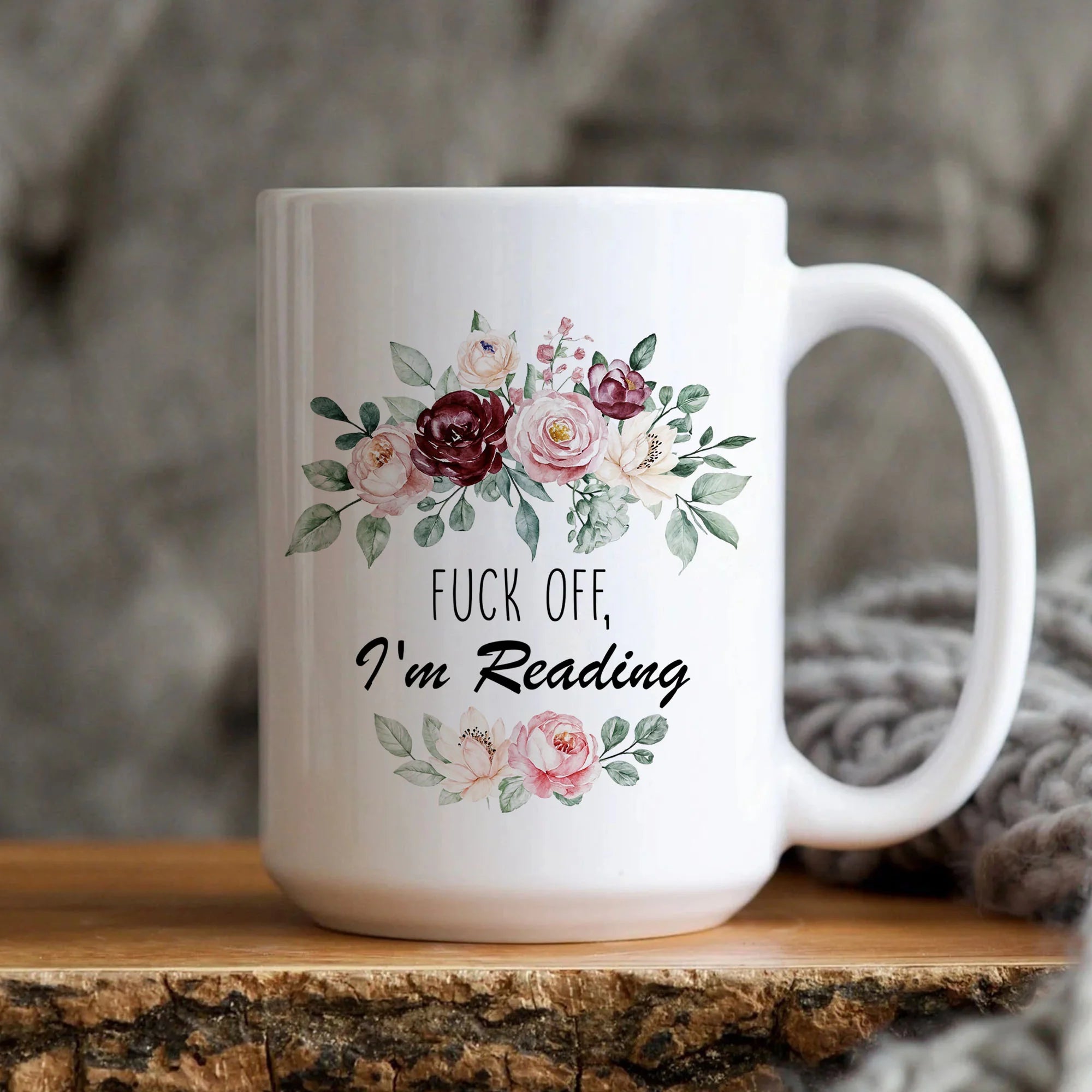 Fuck Off I'm Reading, Reading Mug, Gift For Readers, Bookworm Gift, Book Club Gift, Book Lovers Mug, Book Lovers Coffee Cup, Funny Book Mug