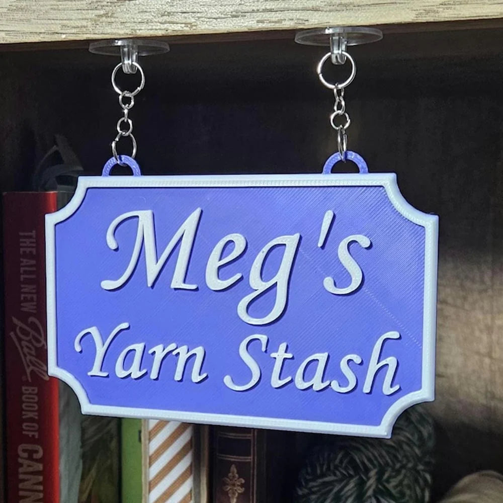 Personalized Hanging Bookshelf Sign bookish decor with adhesive mount Smut ST bookshelf decor TBR To be read sign