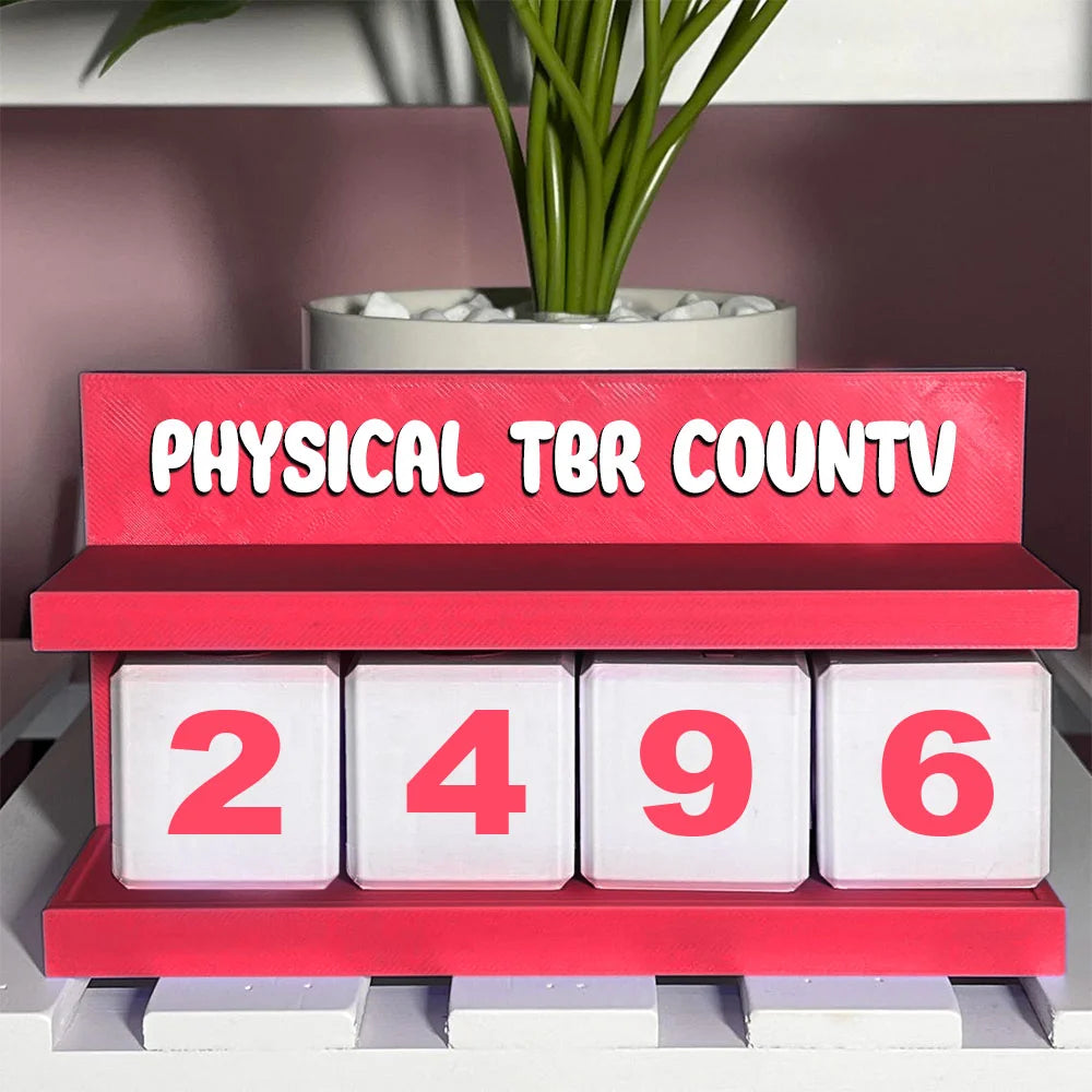 Personalized Book Counter – For the Books You Treasure, Tackle, and Totally Forgot You Owned